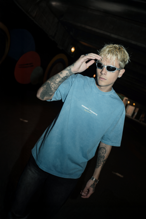 Midnight Boxy Fit – Blue Acid Wash