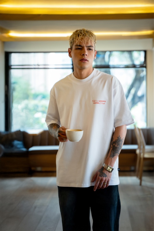 Coffee Club Oversized – White