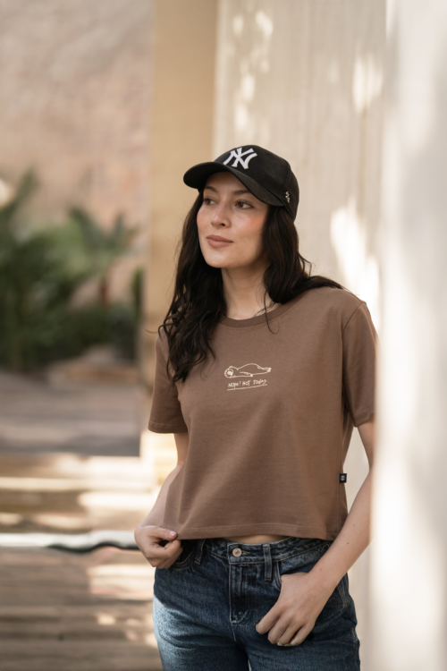 Nop Today Crop Top – Caffe