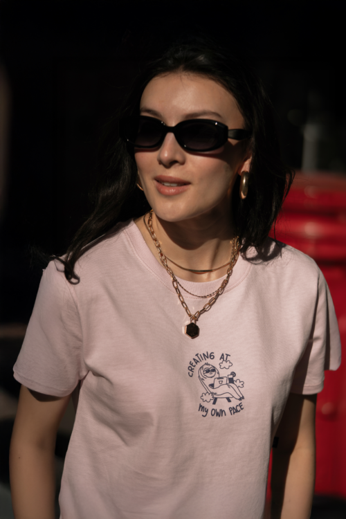 Own Pace Crop Top – Pink