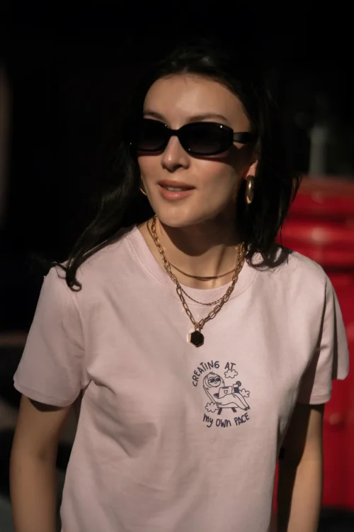 Own Pace Crop Top – Pink