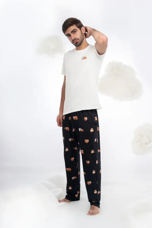 Sloth Pants Set – Black