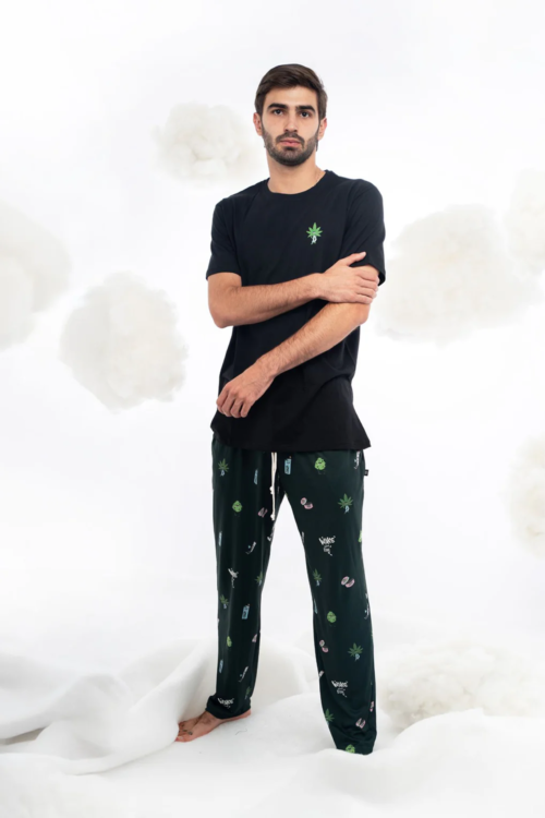 Weed Pants Set – Green