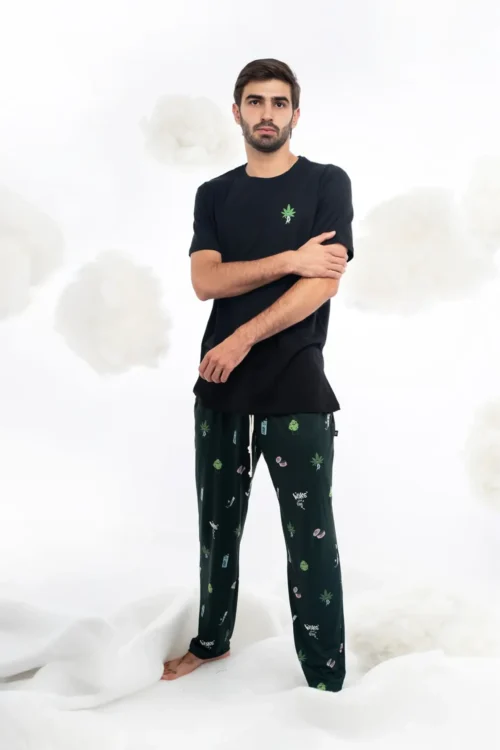 Weed Pants Set – Green
